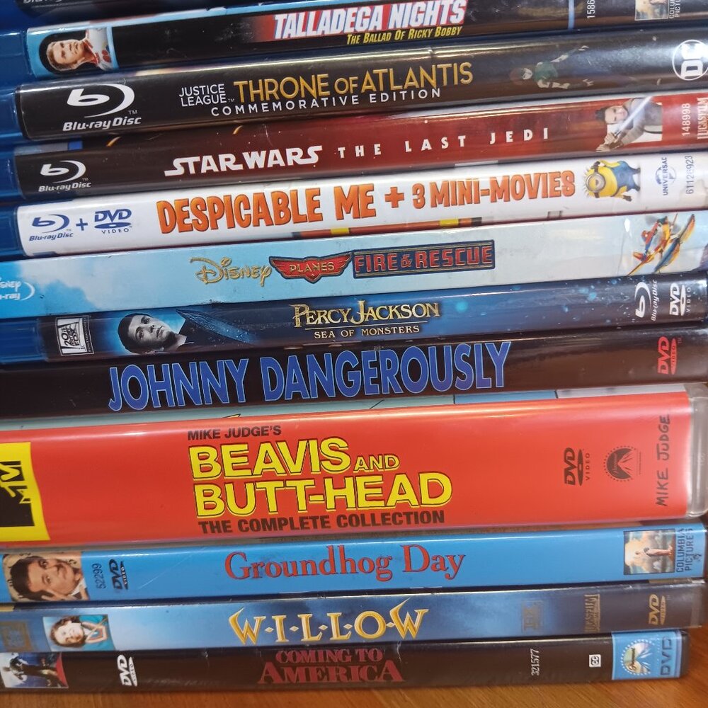 Bevis and butthead,  willow,  Groundhog day dvd